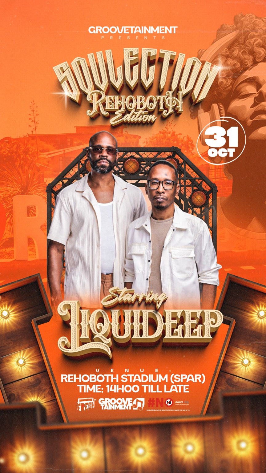 Soulection × Liquideep · Rehoboth official poster